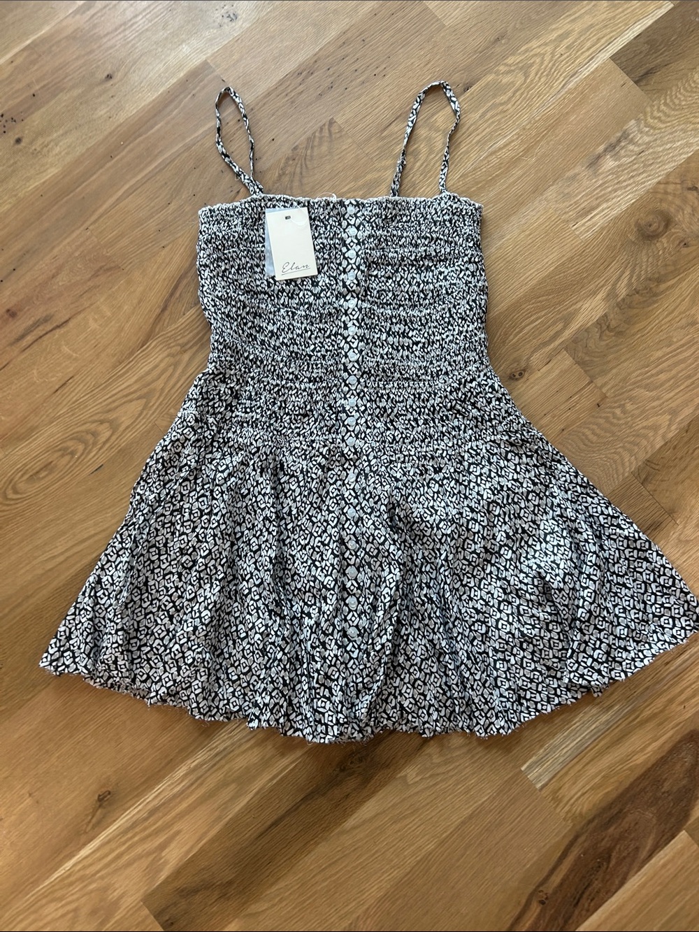 Vici Black and White Mini Dress